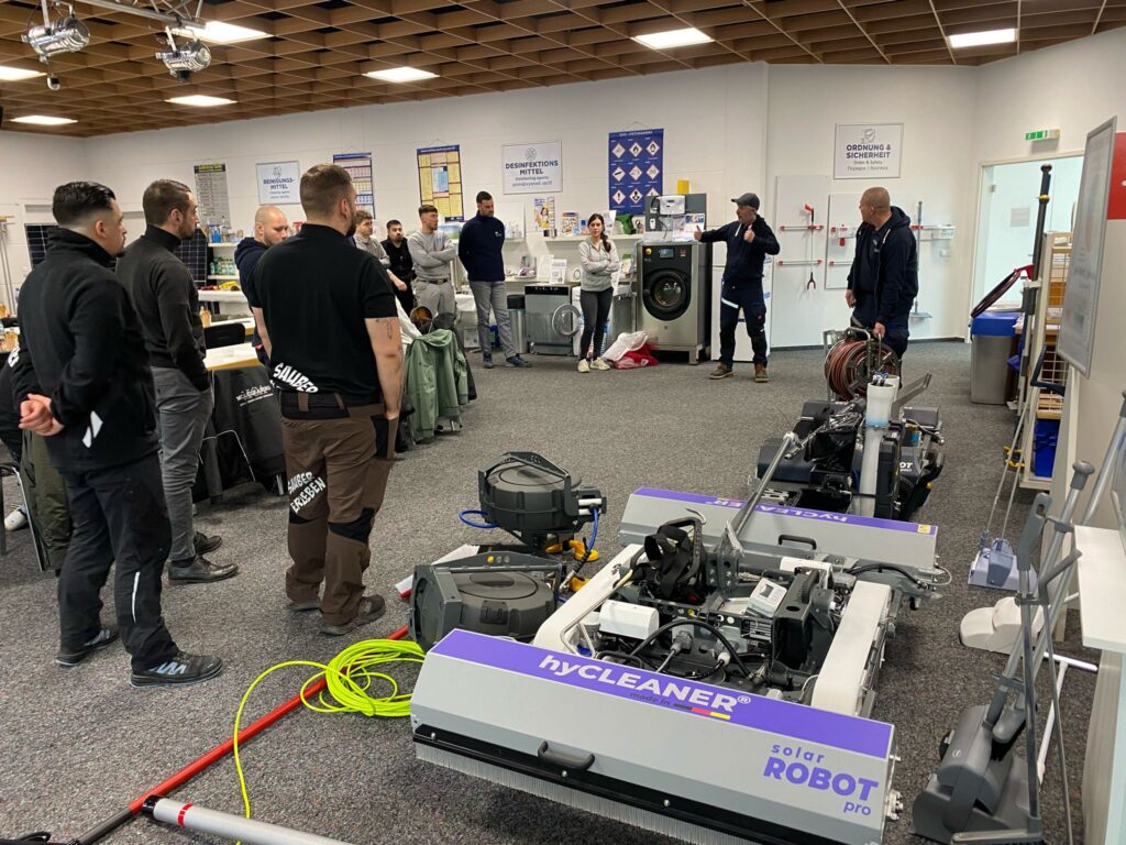 Solarroboter Schulung